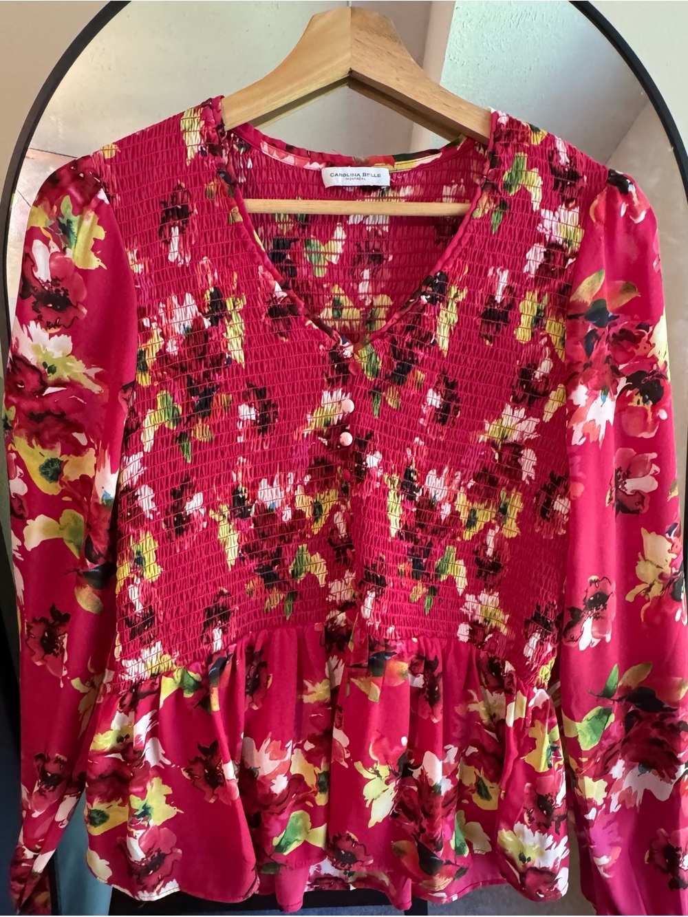 Carolina belle floral blouse
